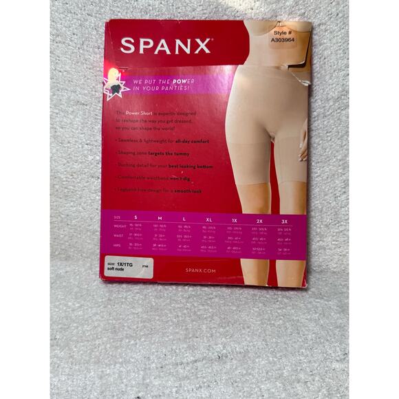 SPANX Shaper Short Size 1X Soft Nude Style # A303964 - Picture 2 of 3